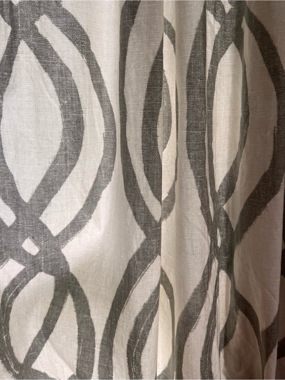 West Elm Cream Curtain Panels - Eight available in total